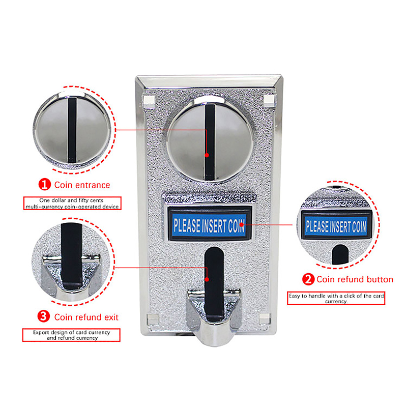 1Pc 616 Multi Coin Slot Accept - Arcade Ticket Machine 评论和价格