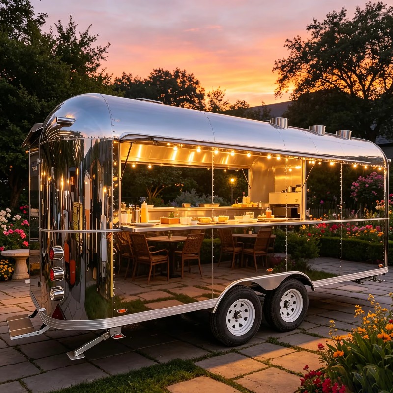Fully Equipped Mobile Food Tru - Hot Dog Vending Cart 评论和价格