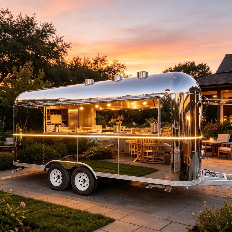 Fully Equipped Mobile Food Tru - Hot Dog Vending Cart 评论和价格