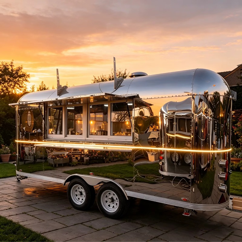 Fully Equipped Mobile Food Tru - Hot Dog Vending Cart 评论和价格
