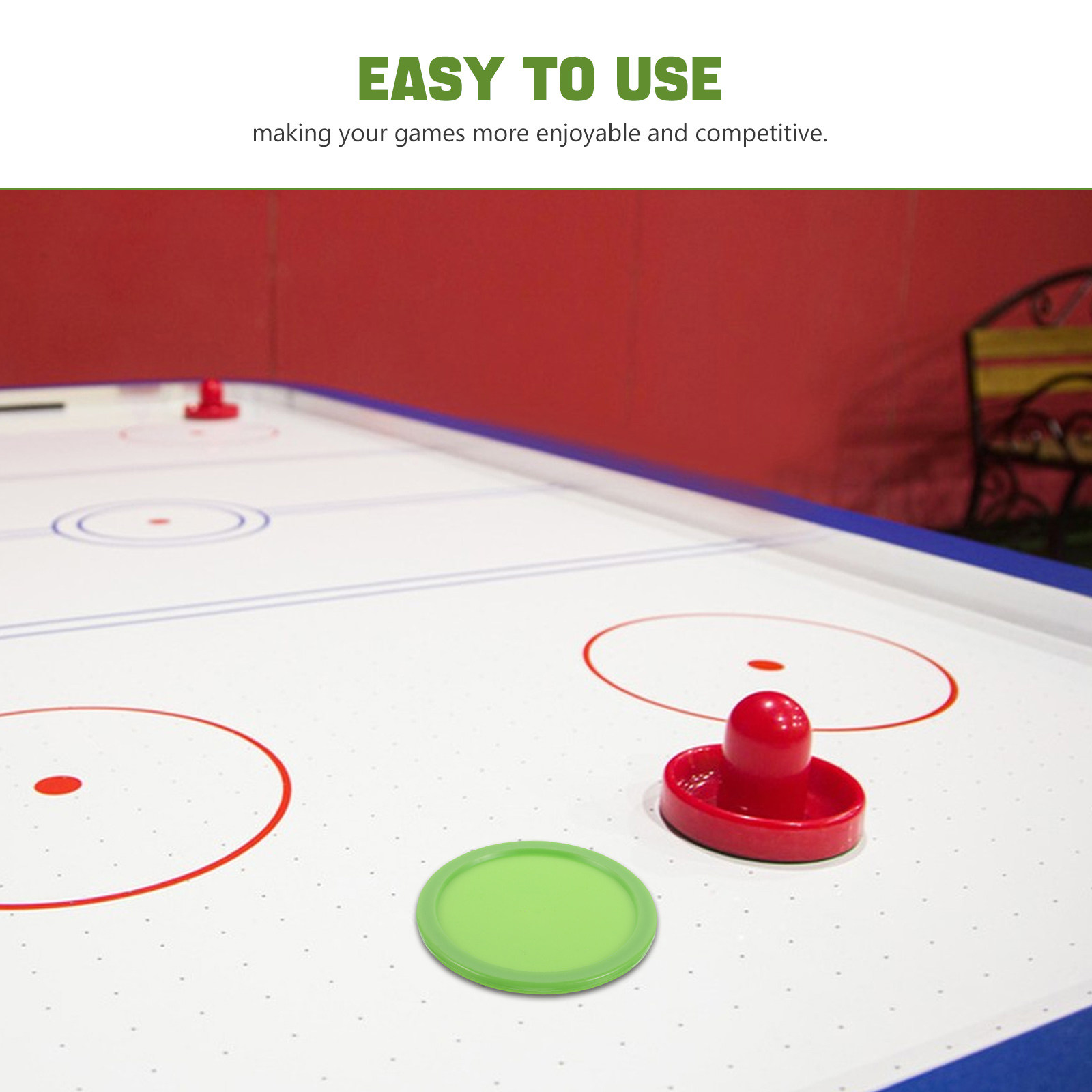 16Pcs Small Air Hockey Pucks 6 - Air Hockey Table 评论和价格