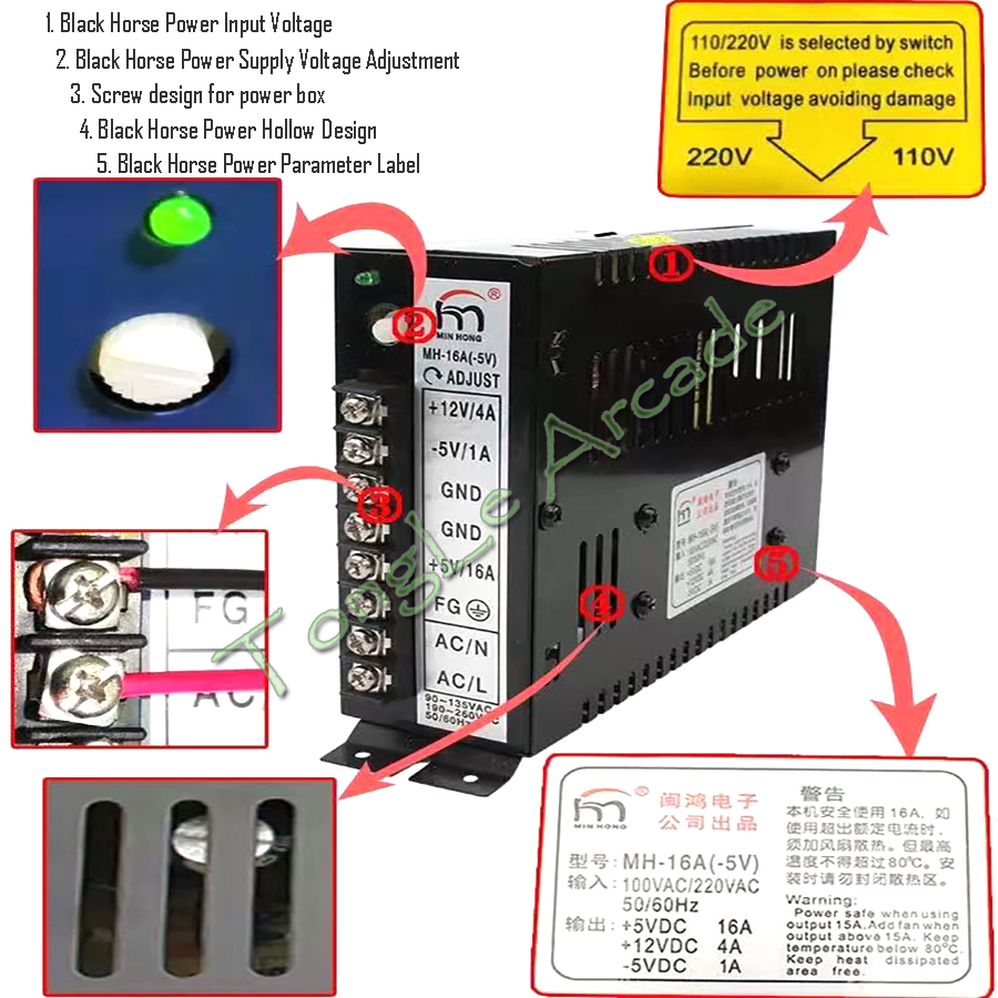 Arcade Jamma Parts MH-16A(-5V) - Coin Acceptor Selector 评论和价格