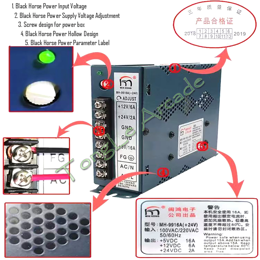 Arcade Jamma Parts MH-16A(-5V) - Coin Acceptor Selector 评论和价格